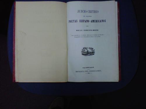 Juicio CrÃ­tico de Algunos Poetas Hispano-Americanos
